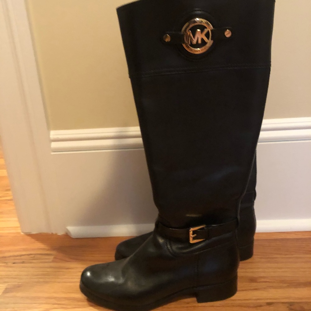 Black Michael Kors boots